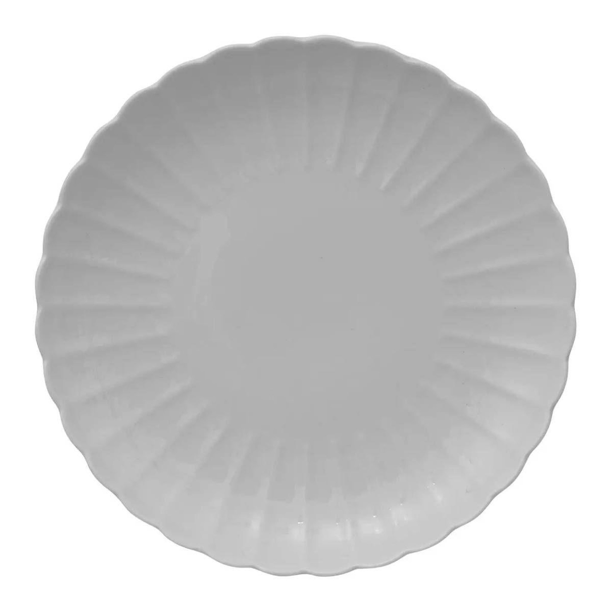 SECRET DE GOURMET Lot de 6 assiettes à dessert  romy  20cm blanc