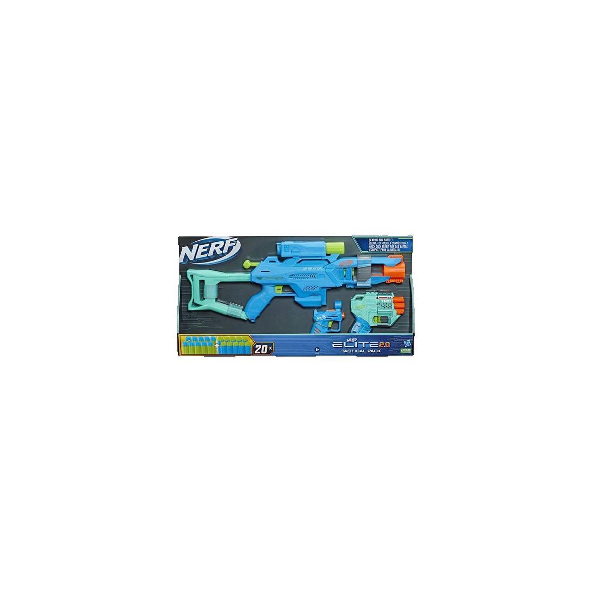 Nerf Jeu de tir Nerf Elite 2.0 Tactical Pack bleu