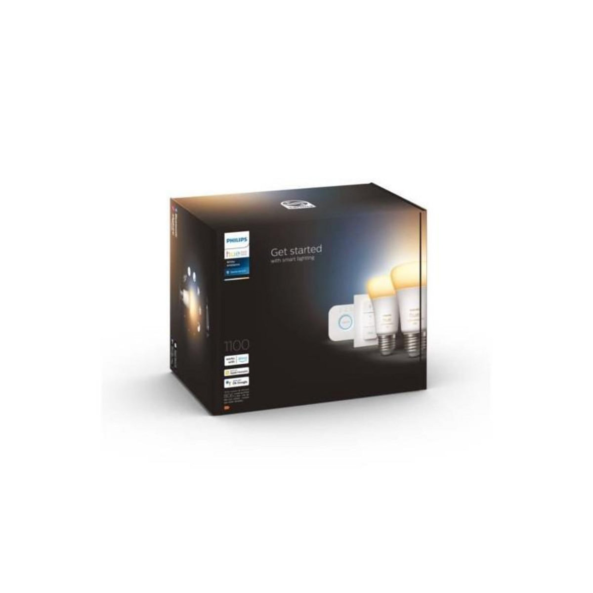 PHILIPS HUE White Ambiance 10.5W A60 E27 2set sw EU PMO