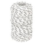 VIDAXL Corde de bateau tresse Blanc 2 mmx250 m Polyester