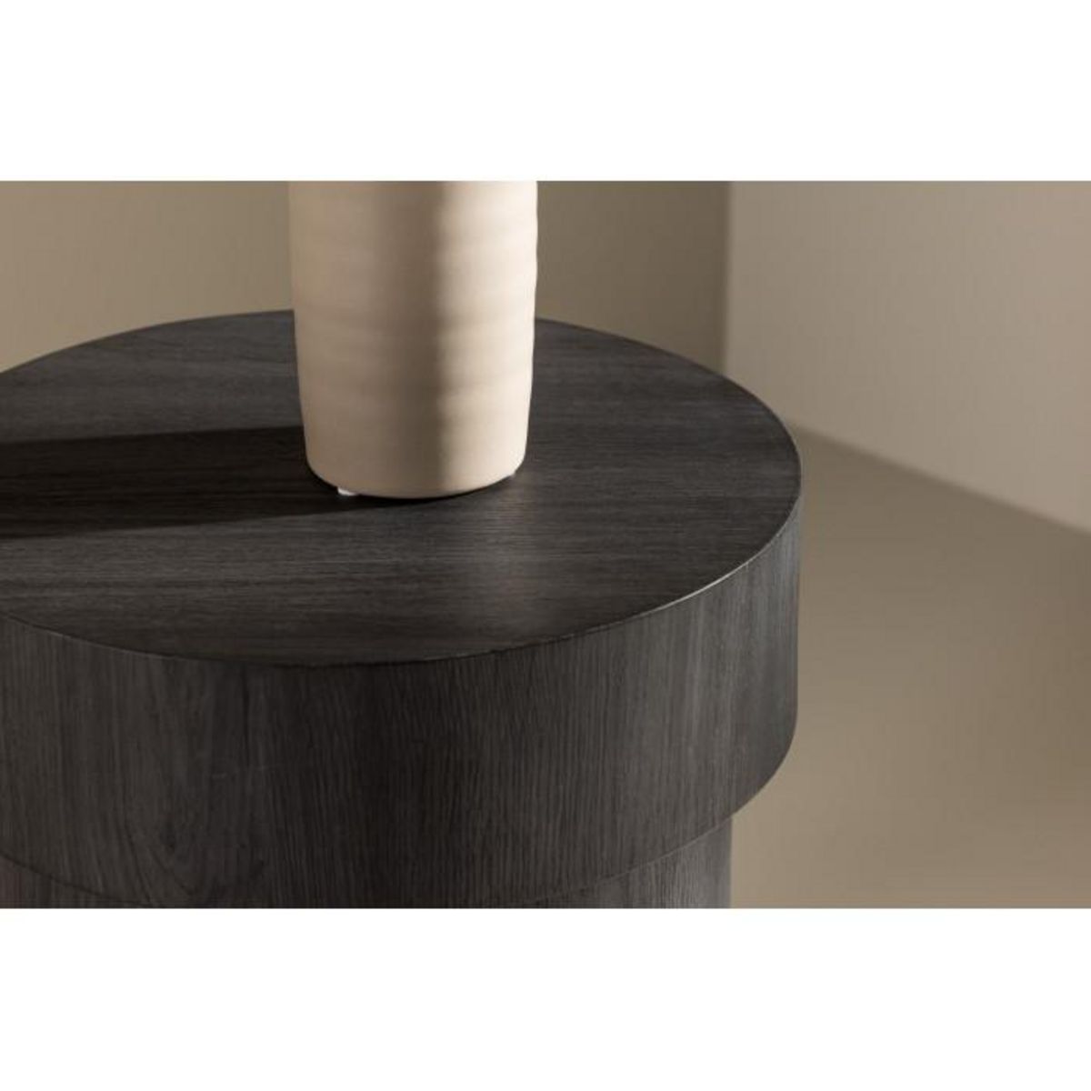 Paris Prix Table d'Appoint Design  Malung  35cm Noir