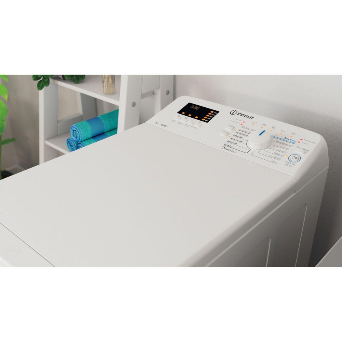 Indesit Lave linge top BTWHS62400FRN