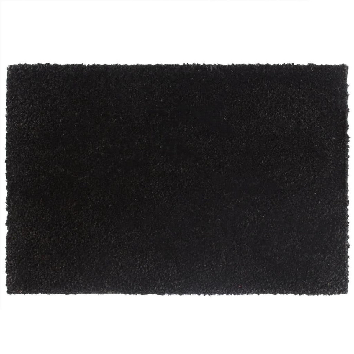 VIDAXL Tapis de porte noir 40x60 cm fibre de coco touffete