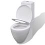 Voir la diapositive 4 : VIDAXL Ensemble de bidet et toilette Ceramique Blanc