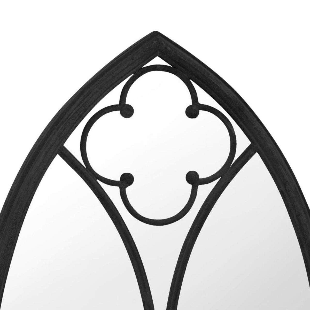 VIDAXL Miroir Noir 70x30 cm Fer pour utilisation a l'interieur