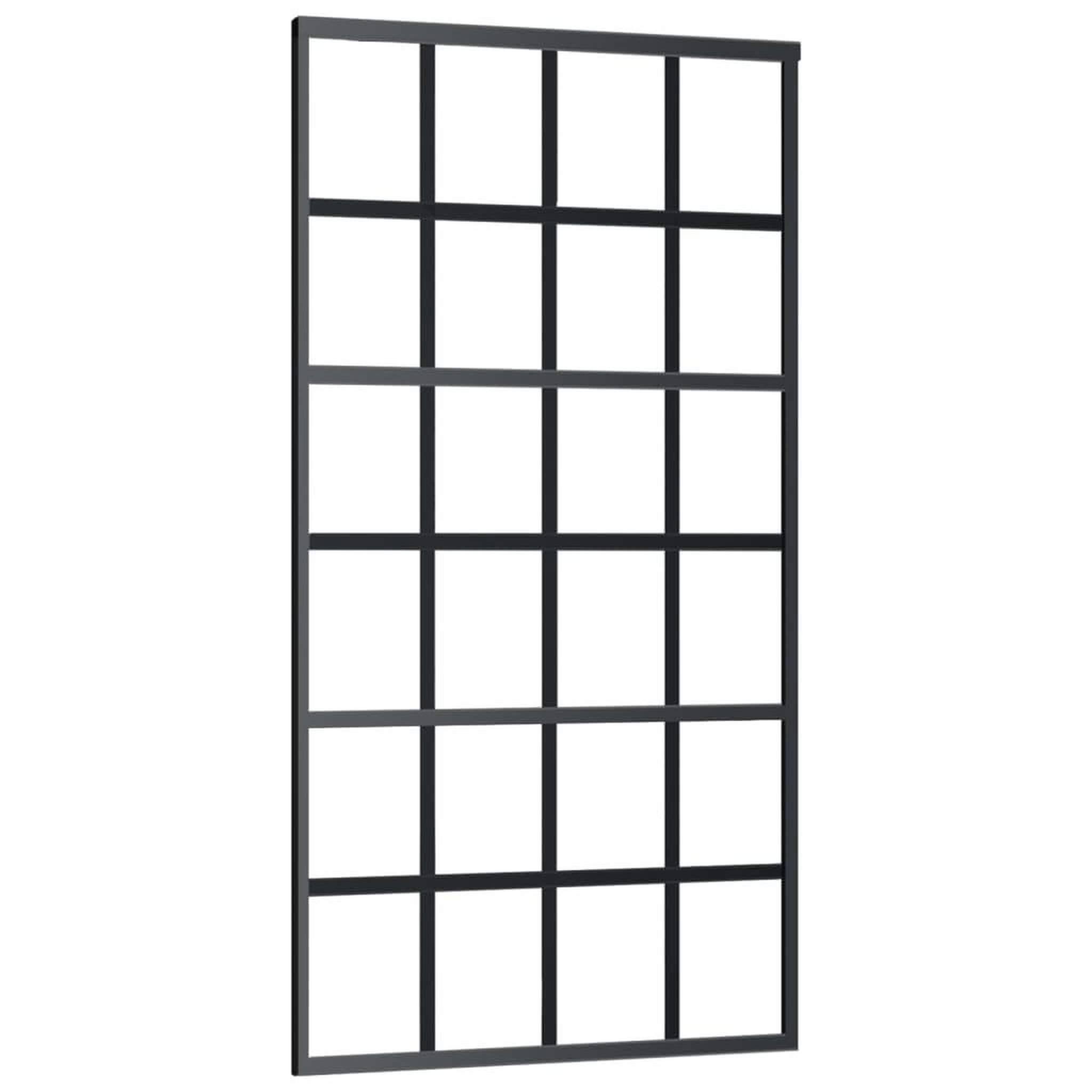 Voir la diapositive 3 : VIDAXL Porte coulissante et quincaillerie Verre et Aluminium 102x205cm