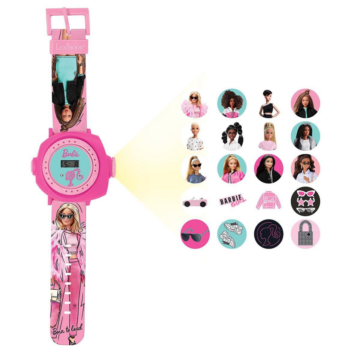 Lexibook Montre digitale avec projection Barbie