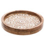 Voir la diapositive 2 : ATMOSPHERA Lot de 2 Plateaux en Bois  Ritual  35cm Naturel
