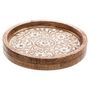 Voir la diapositive 2 : Paris Prix Lot de 2 Plateaux en Bois  Ritual  35cm Naturel