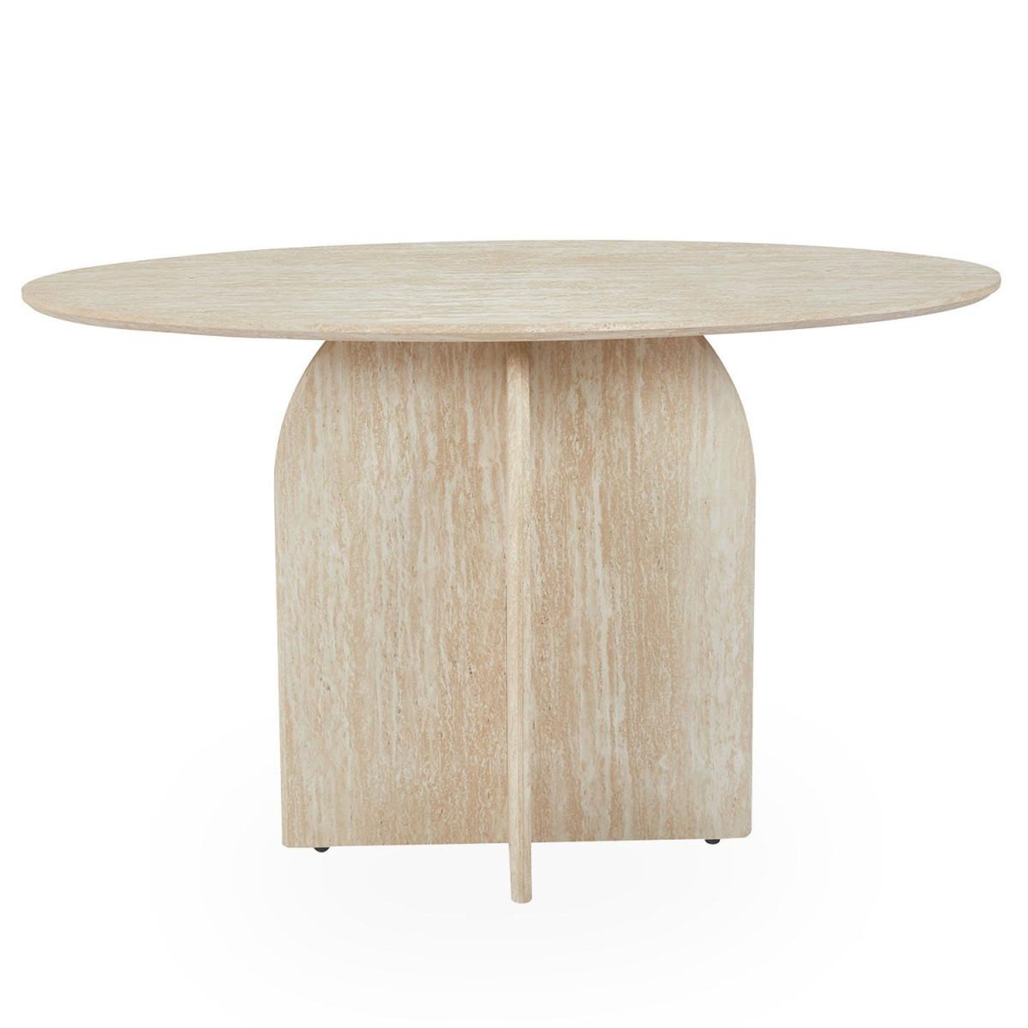 Voir la diapositive 2 : Paris Prix Console design effet travertin  catrina  120cm beige