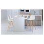 Voir la diapositive 2 : Lot de 4 tabourets de bar pieds bois massif BORGEN