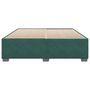 Voir la diapositive 4 : VIDAXL Cadre de lit sans matelas vert fonce 180x200 cm velours