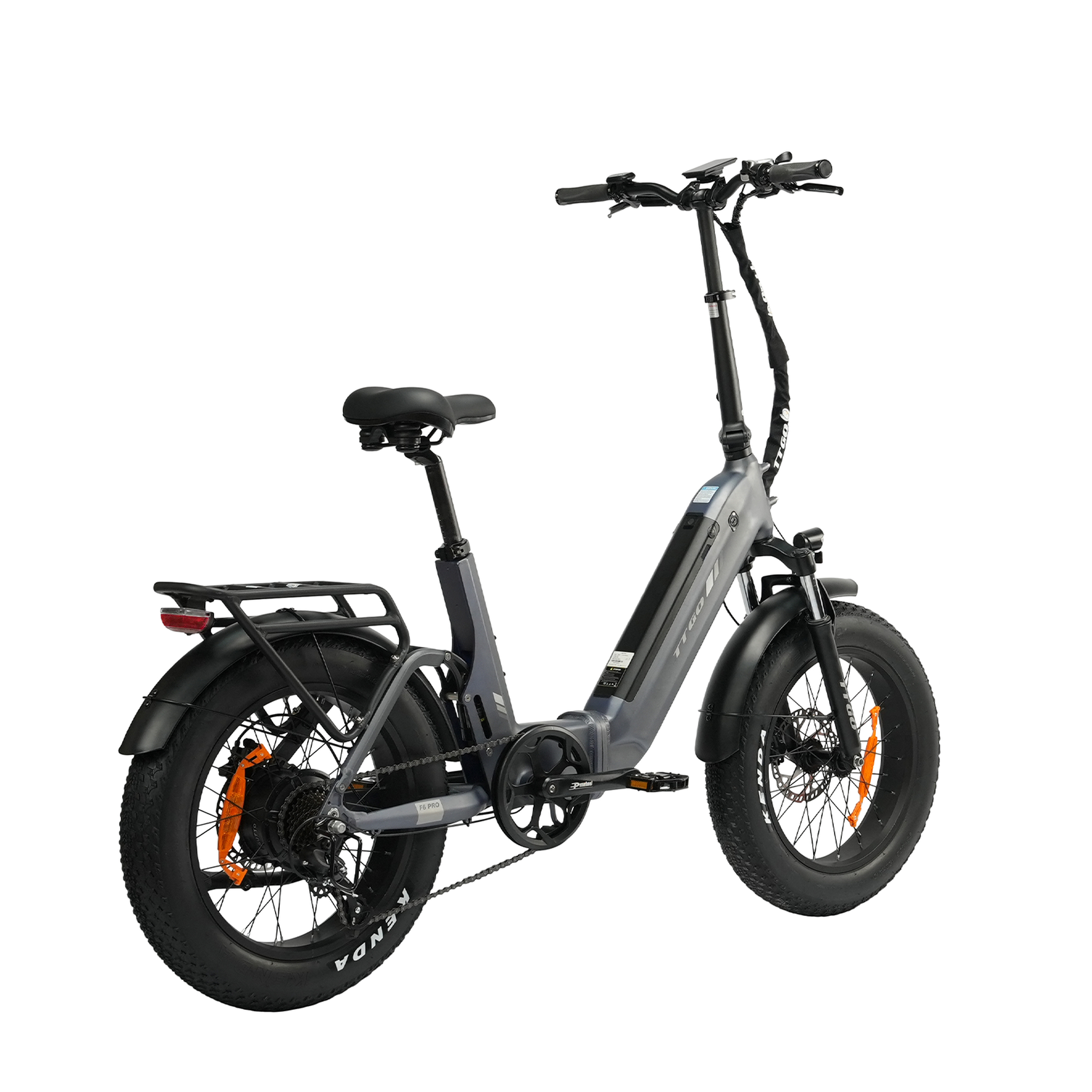 Voir la diapositive 6 : TTGO Vélo électrique pliant TTGO F6 PRO, 250 W, 48 V, 18 Ah, Fat Bike 20 pouces, triple suspension