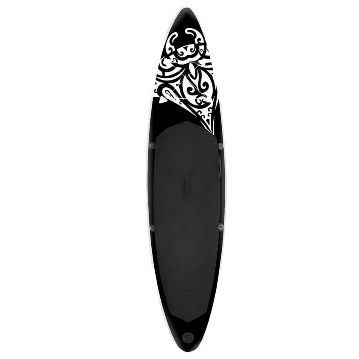 VIDAXL Ensemble de planche SUP gonflable 320x76x15 cm Noir