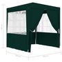 Voir la diapositive 6 : VIDAXL Tente de reception avec parois laterales 2x2 m Vert 90 g/m^2