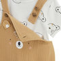Voir la diapositive 3 : Petit Béguin Ensemble salopette bébé en coton gaufré et t-shirt Mini Rêve