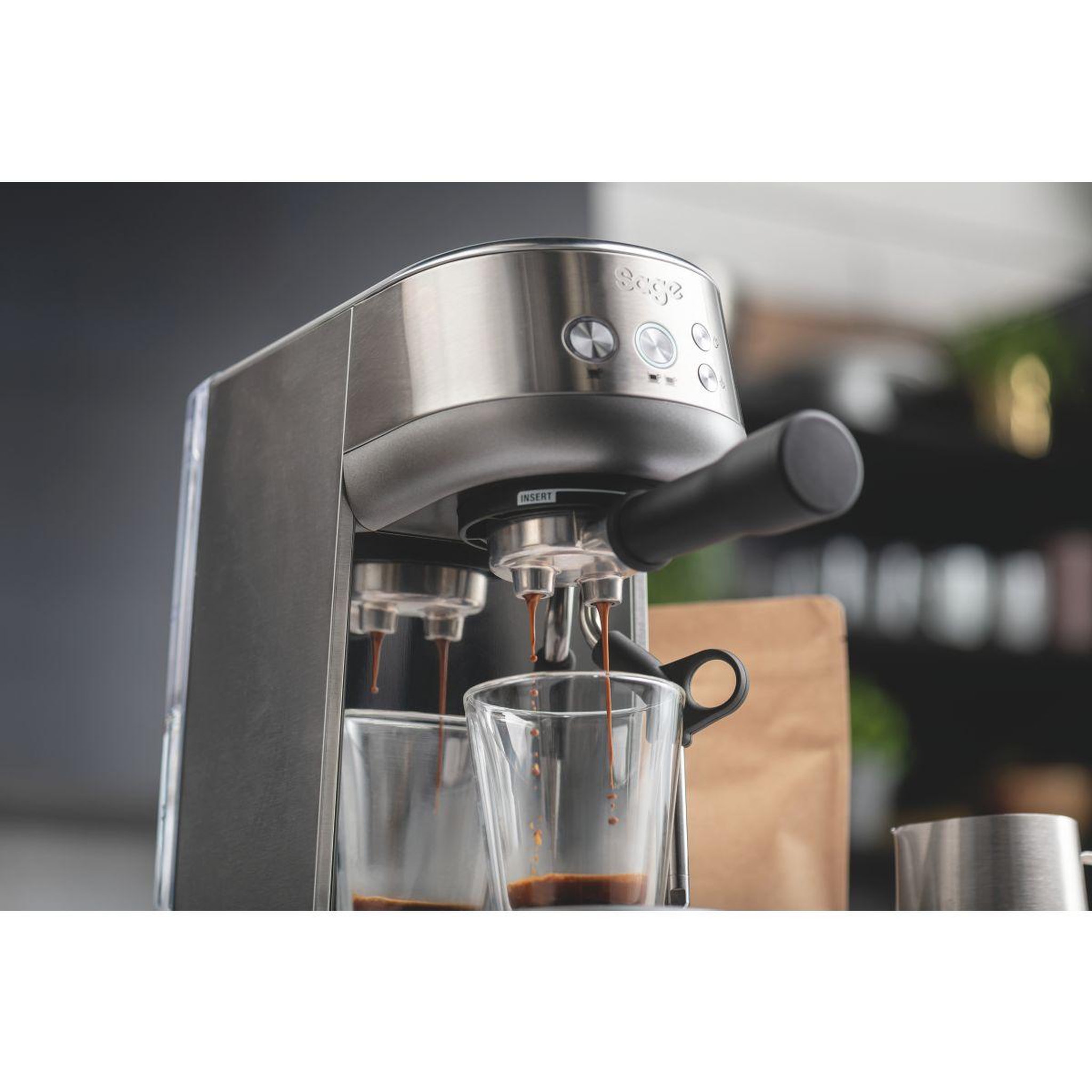 Voir la diapositive 5 : SAGE APPLIANCES Machine à expresso bambino