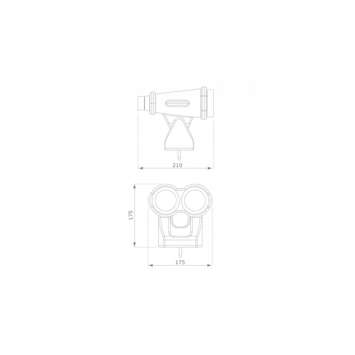 Axi House AXI Jumelles orange et citron vert