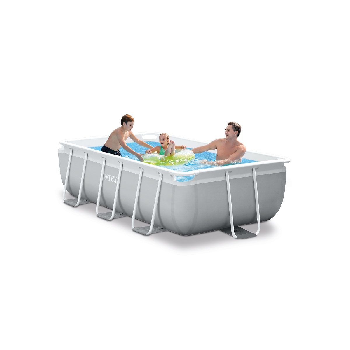 INTEX Kit Piscine tubulaire Rectangulaire 3m x 1.75m x 0.8m 