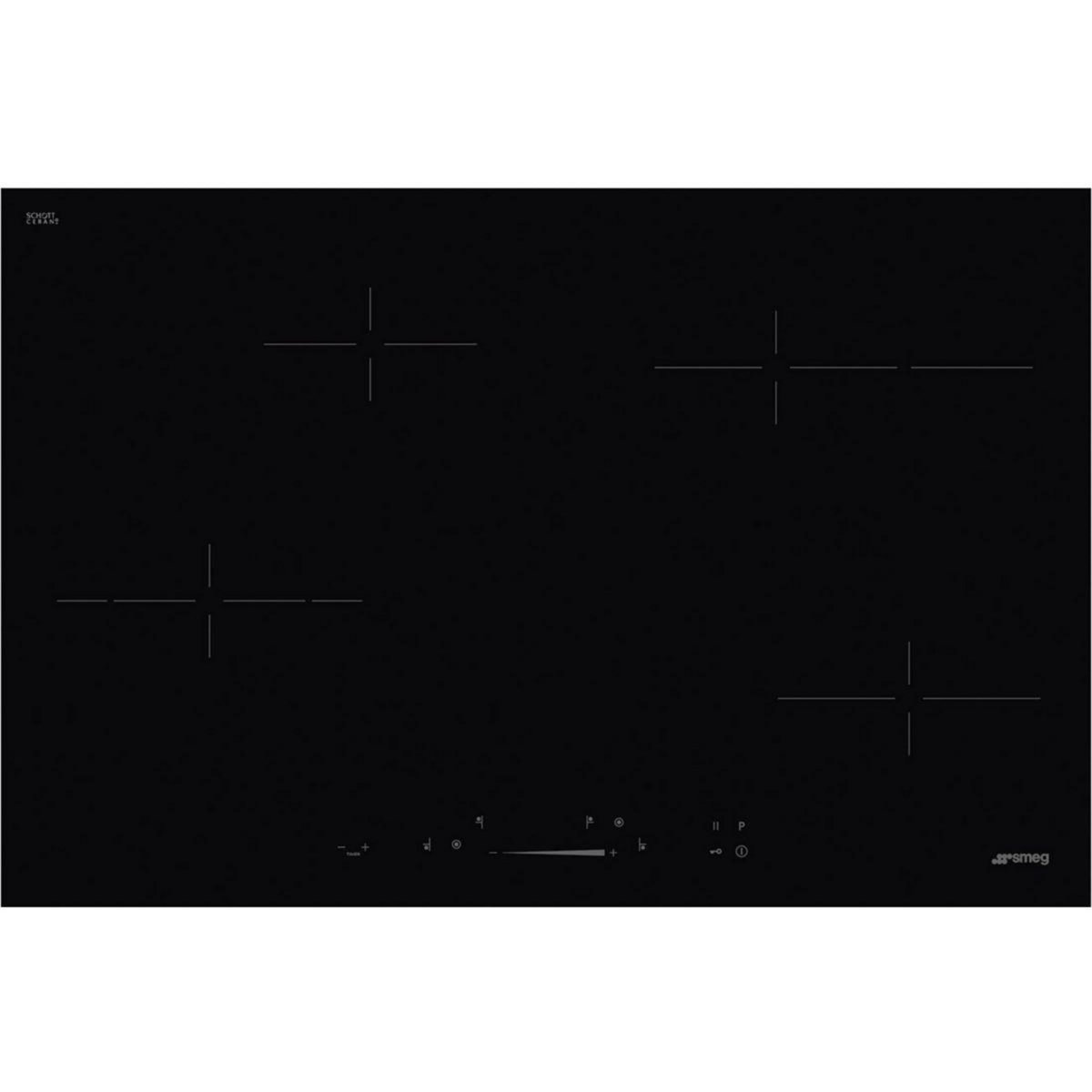 SMEG Plaque vitrocéramique SE484EMTD