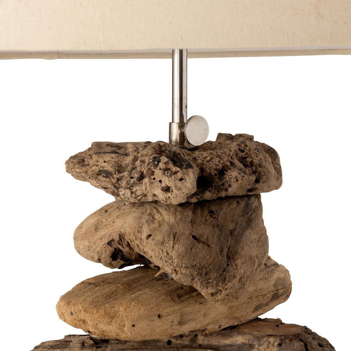 Paris Prix Lampe à Poser Design  Bois Flotté  63cm Naturel