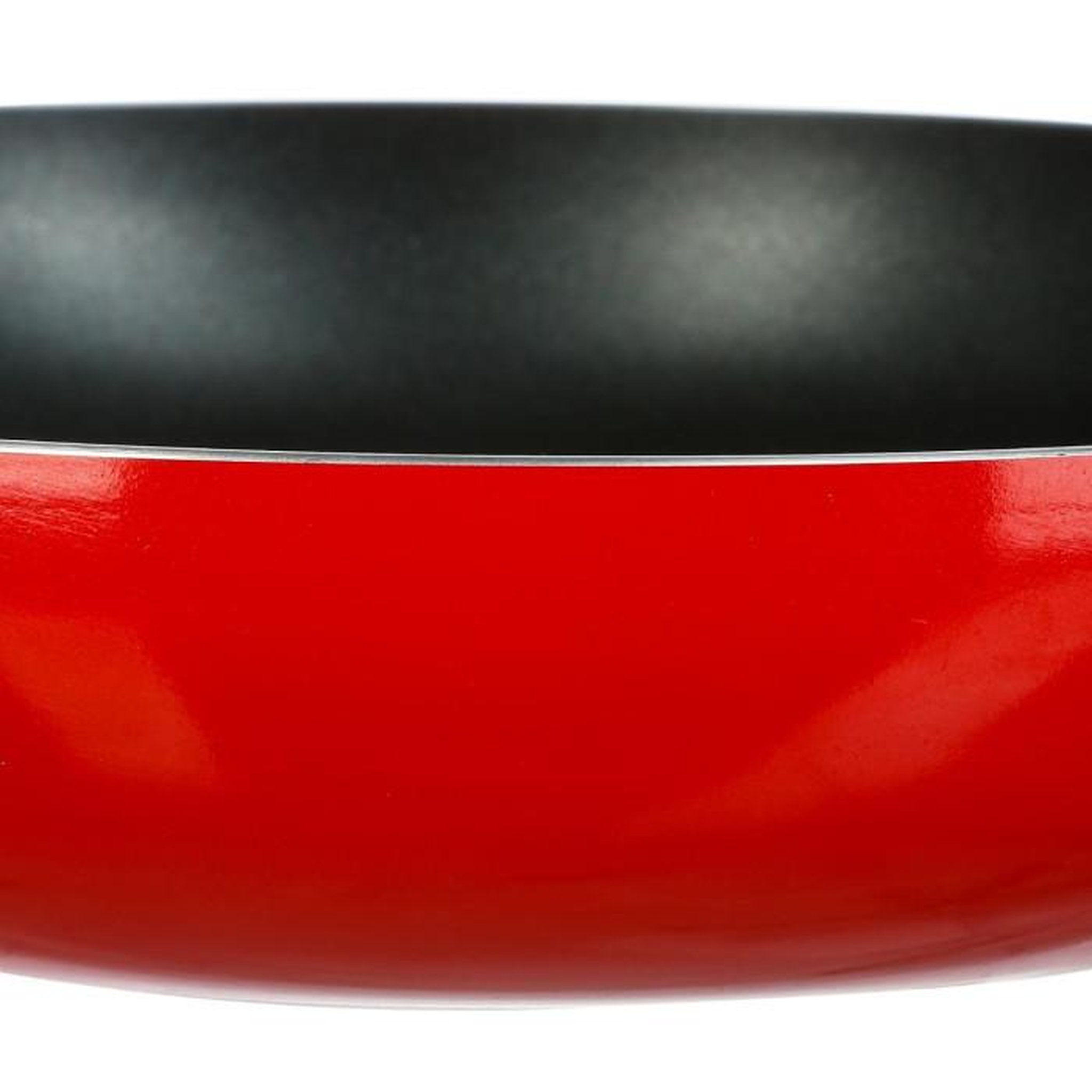 Voir la diapositive 2 : FIVE Poêle en Aluminium  Essentielle  28cm Rouge