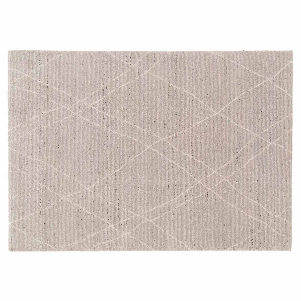 Tapis berbère gris et blanc 120 x 170 cm