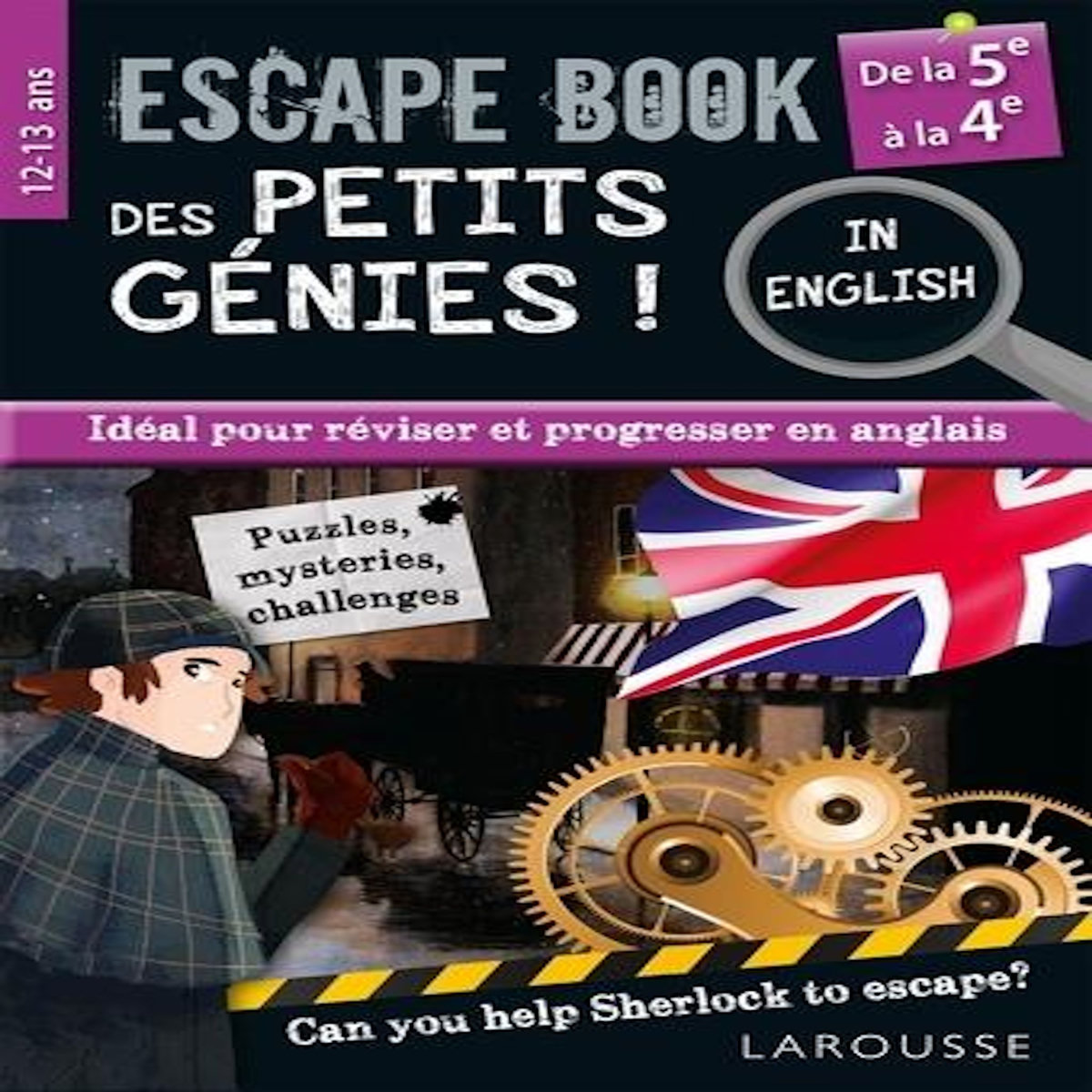 ESCAPE BOOK DES PETITS GENIES ! DE LA 5E A LA 4E, EDITION EN ANGLAIS, Saint-Martin Gilles