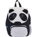 AUCHAN Sac maternelle noir et blanc PANDA