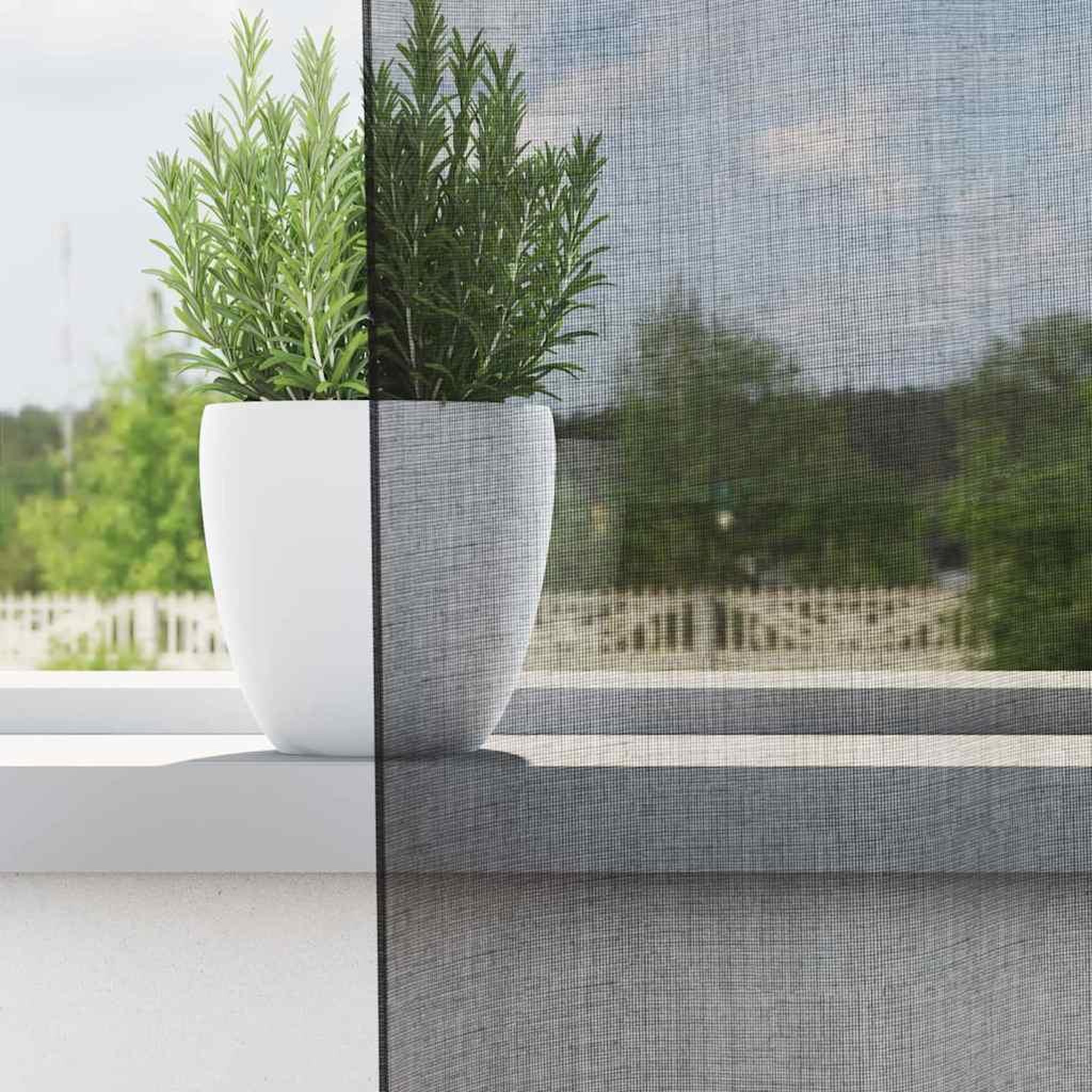 Voir la diapositive 3 : VIDAXL Rideaux en voile avec œillets 2 pcs noir 140x140 cm