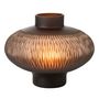Voir la diapositive 2 : Paris Prix Vase Design Ligne & Boule  Octave  25cm Marron