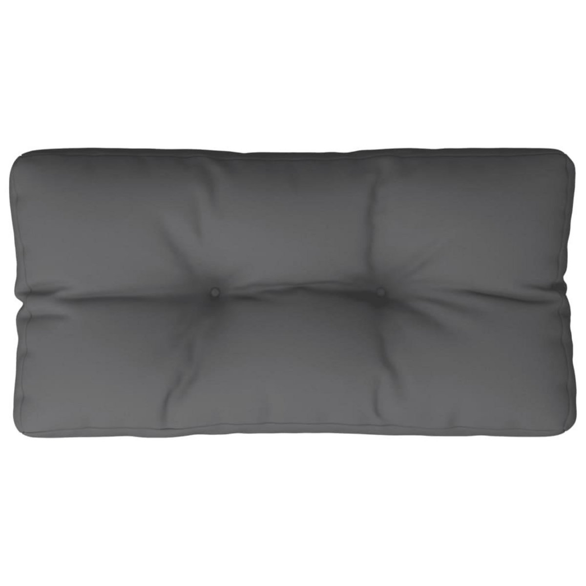 VIDAXL Coussin de palette anthracite 70x40x12 cm tissu