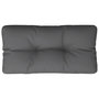 Voir la diapositive 2 : VIDAXL Coussin de palette anthracite 70x40x12 cm tissu