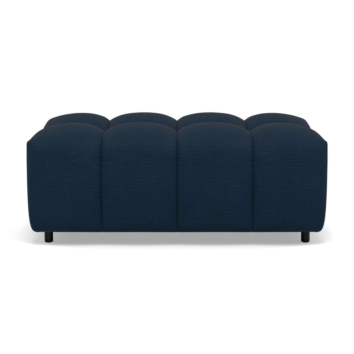 LISA DESIGN Adelaide - pouf en tissu texturé