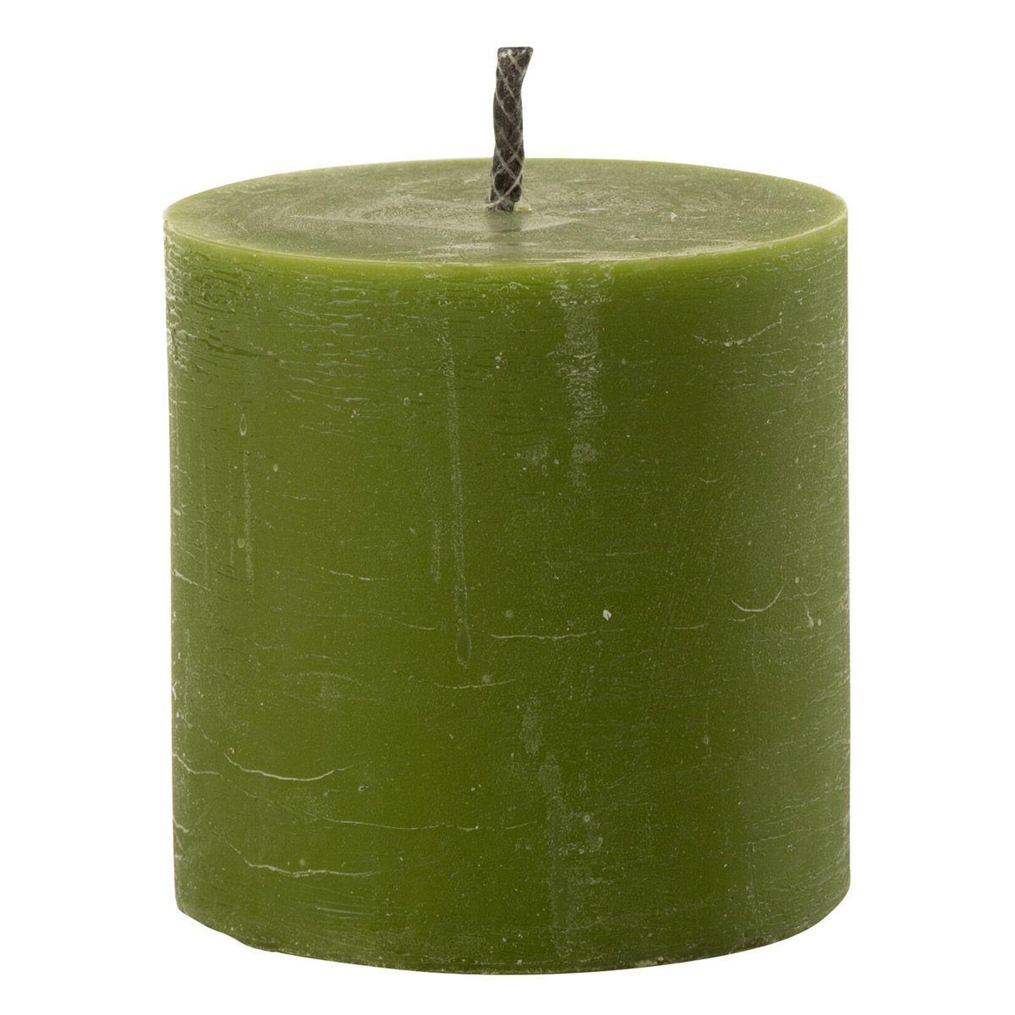 J-LINE Bougie pilier extérieur  odessa  13cm vert
