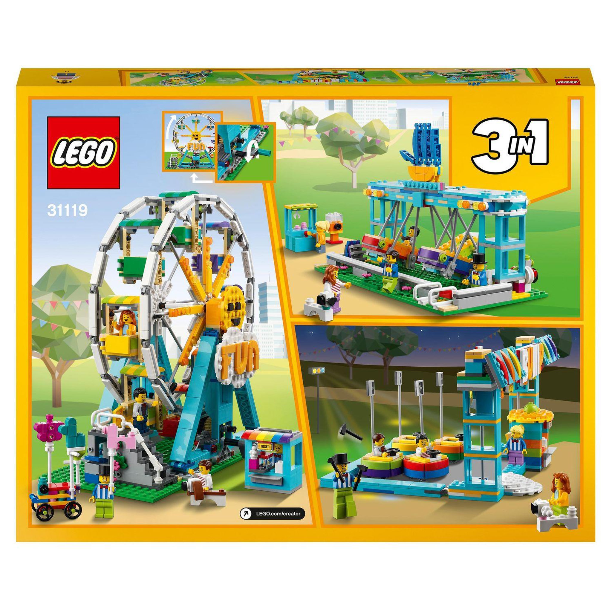 Voir la diapositive 8 : LEGO Creator - 31119 La grande roue