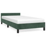 Voir la diapositive 2 : VIDAXL Cadre de lit sans matelas vert fonce 100x200 cm velours