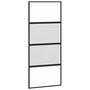 Voir la diapositive 5 : VIDAXL Porte coulissante avec kit de quincaillerie noir 90x205 cm