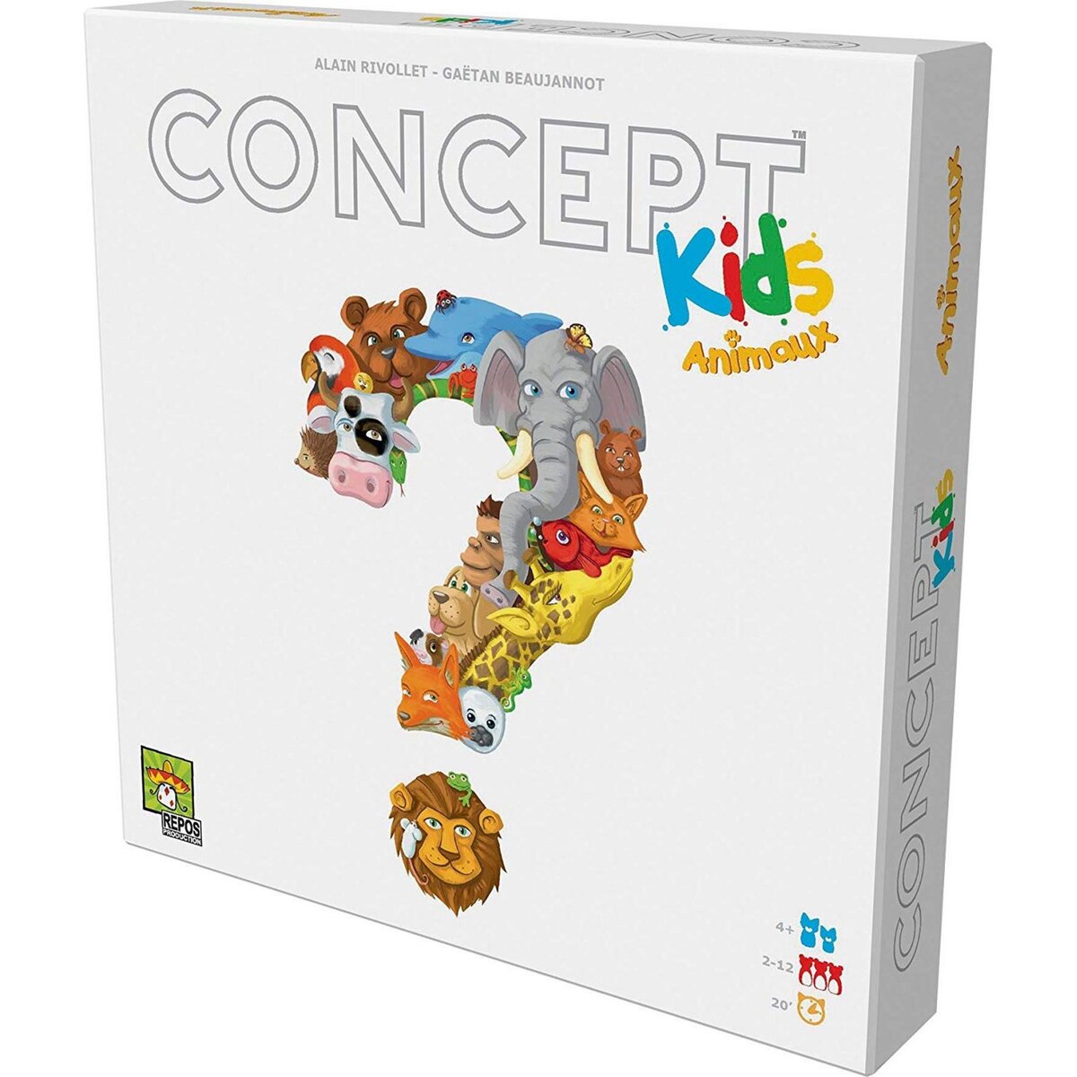 ASMODEE Jeu Concept Kid's : Animaux