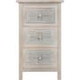 Voir la diapositive 2 : ATMOSPHERA Commode ethnique Hina - L. 48 x H. 80 cm - Gris