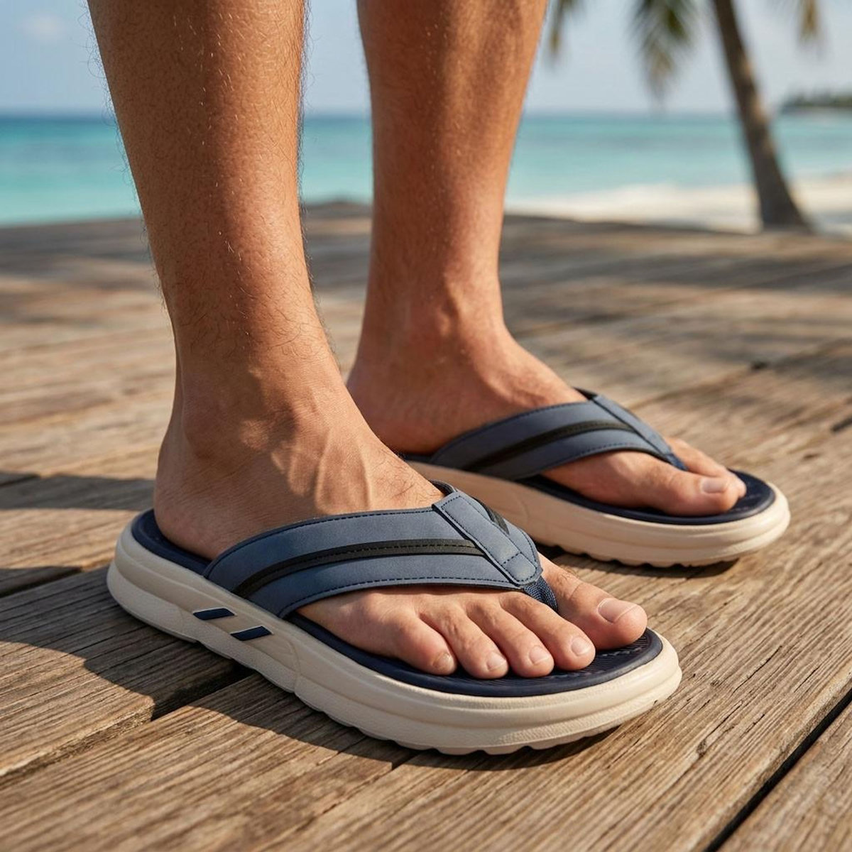OZABI OZABI Tongs homme confort semelle epaisse antiderapante ete plage