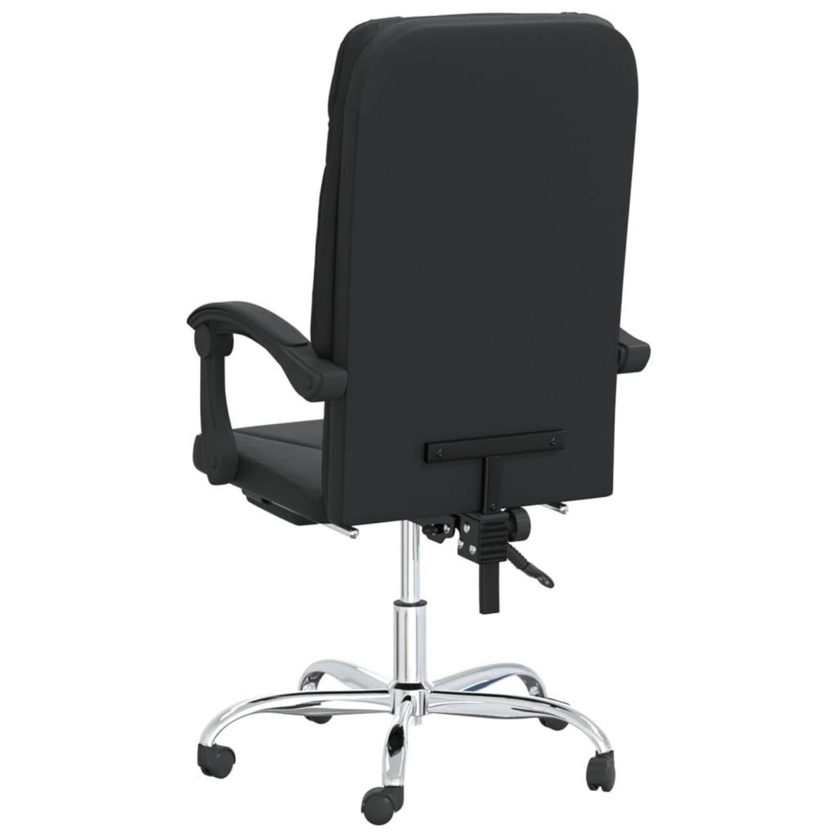 VIDAXL Fauteuil inclinable de bureau Noir Similicuir
