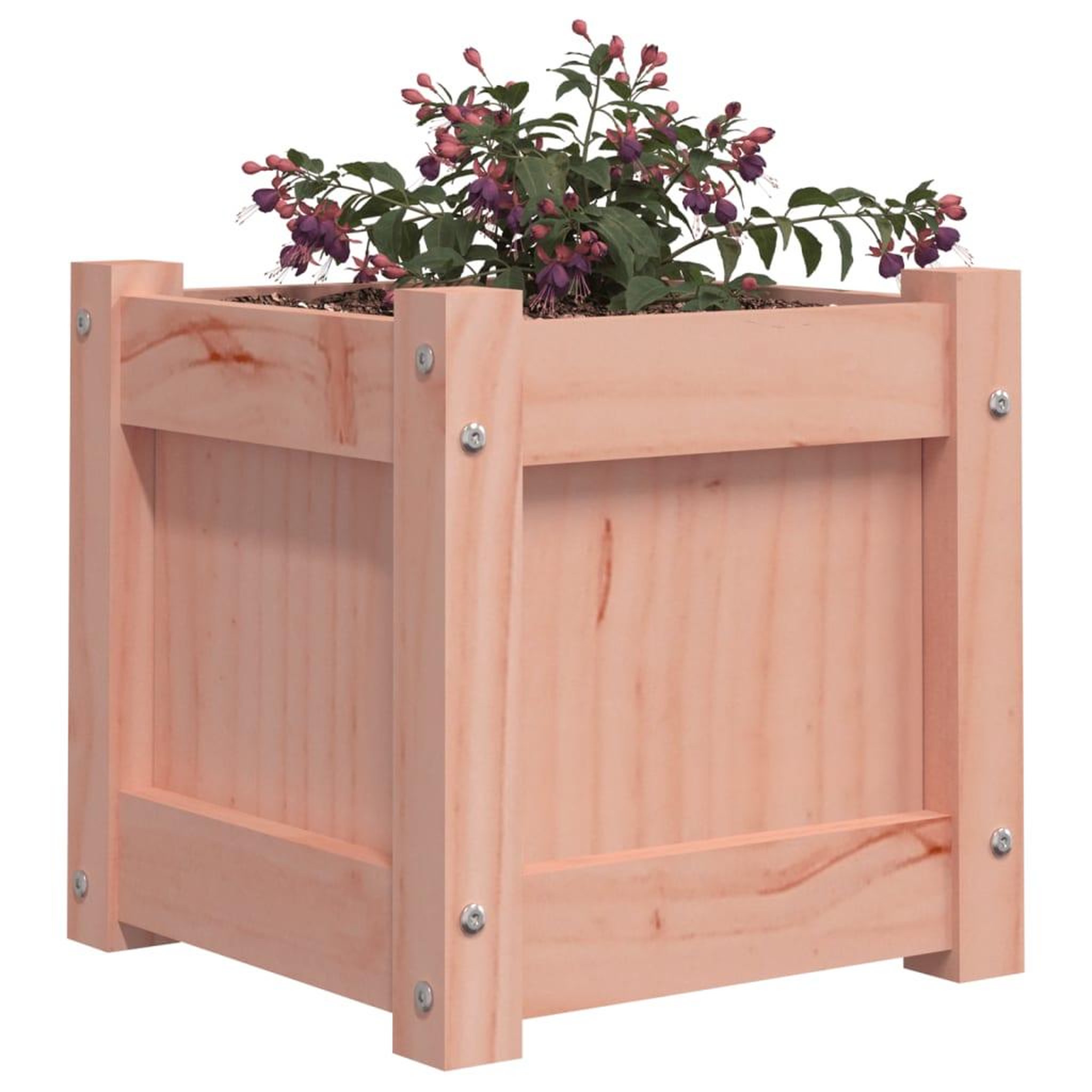 Voir la diapositive 4 : VIDAXL Jardiniere 31x31x31 cm bois massif de douglas