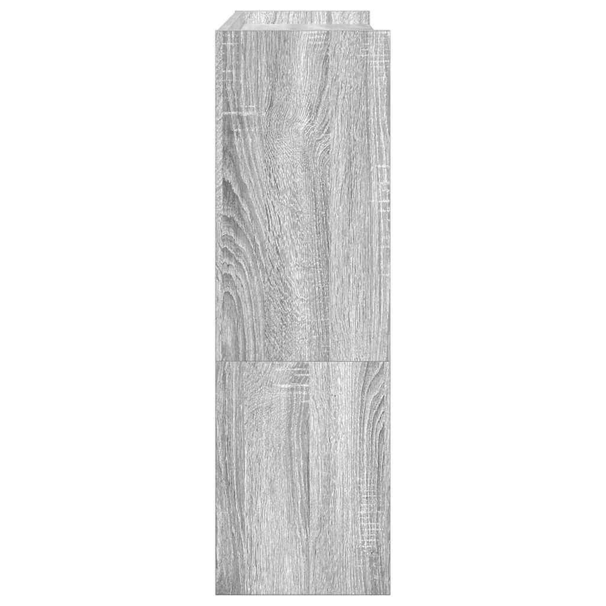 Voir la diapositive 5 : VIDAXL Etagere a chaussures sonoma gris 80x25x81 cm bois d'ingenierie