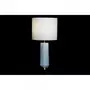 MARKET24 Lampe de bureau DKD Home Decor Blanc Polyester Métal Céramique 220 V Doré 50 W