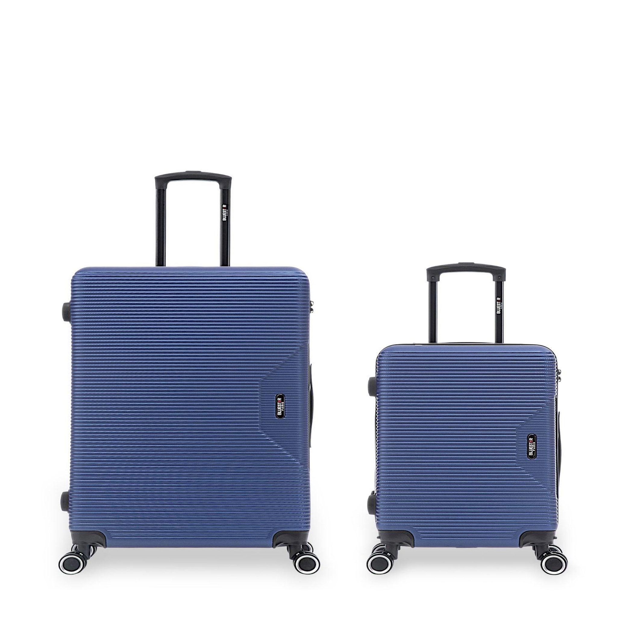 BLUESTAR Lot de 2 Valises Rigides Grand Format et Cabine WAGRAM