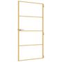 Voir la diapositive 5 : VIDAXL Porte interieure mince dore verre trempe aluminium