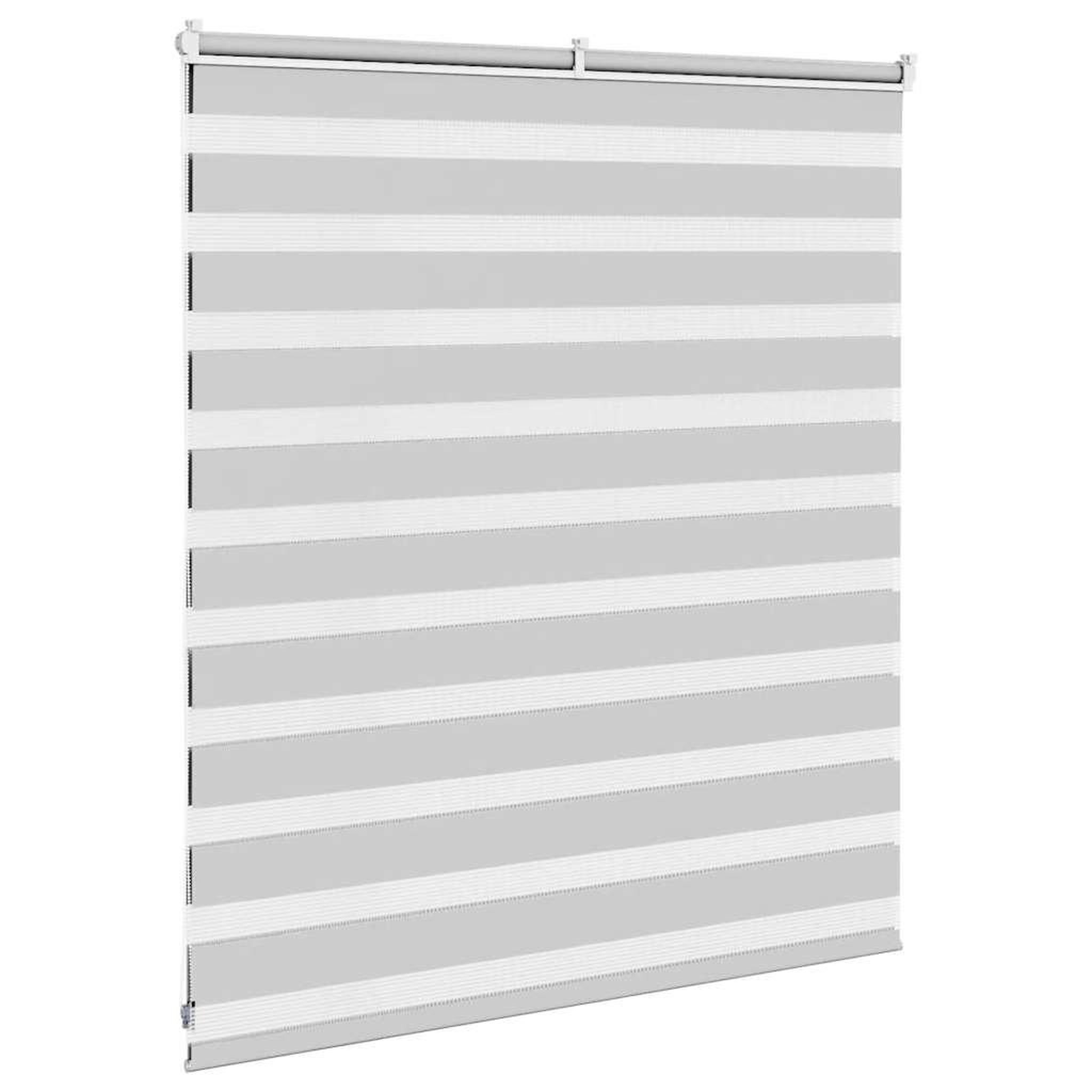 Voir la diapositive 4 : VIDAXL Store zebre gris clair largeur du tissu 125,9 cm polyester