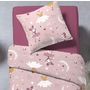Voir la diapositive 2 : Home collection Parure housse de couette 2pcs 140x200 coton 57 fils ballerine multico