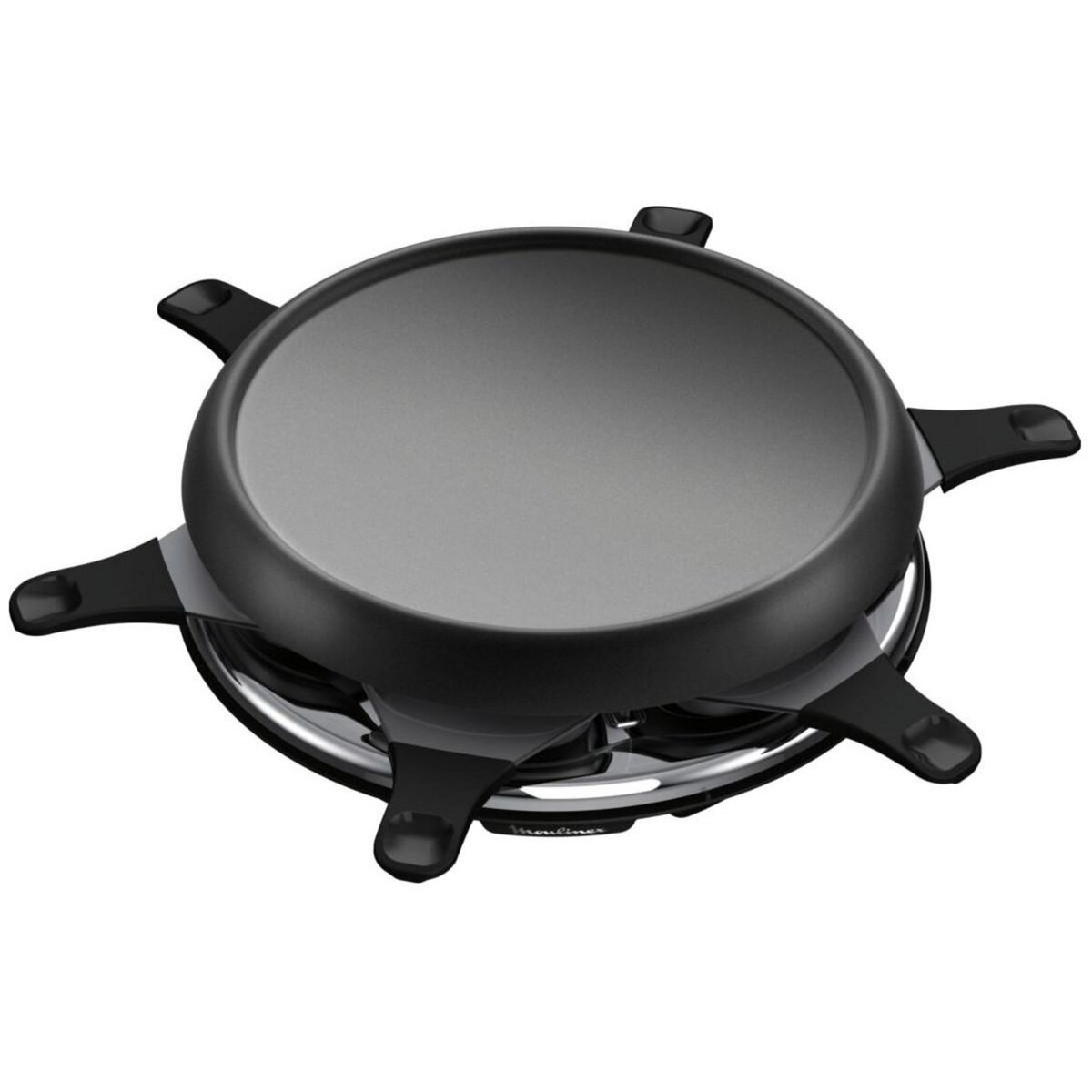 MOULINEX Appareil à raclette 6 personnes 700w + plancha + crêpière - re151812
